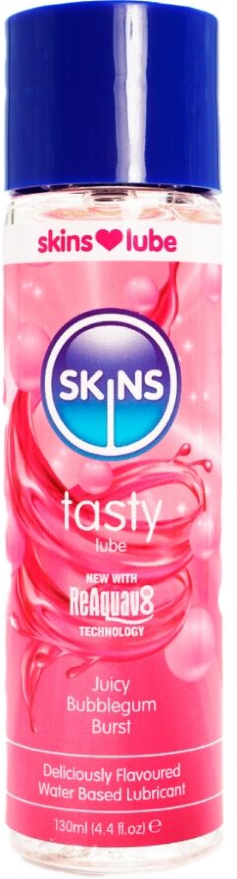 SKINS - TASTY WATER-BASED LUBRICANT BUBBLEGUM 130 ML