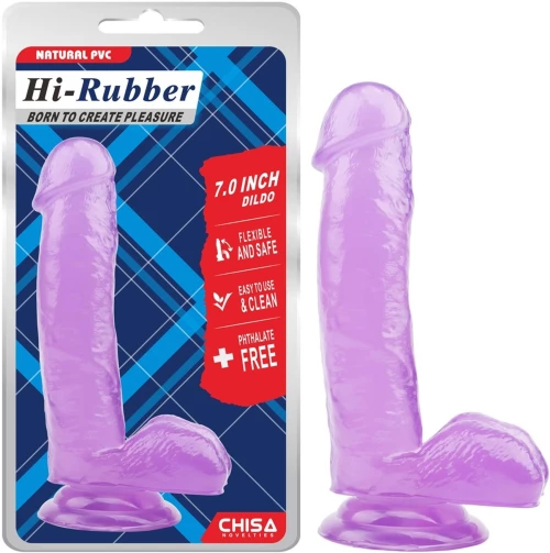 Hi rubber purple