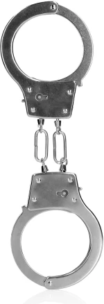 Metal Hand Cuffs - Silver
