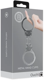Metal Hand Cuffs - Silver