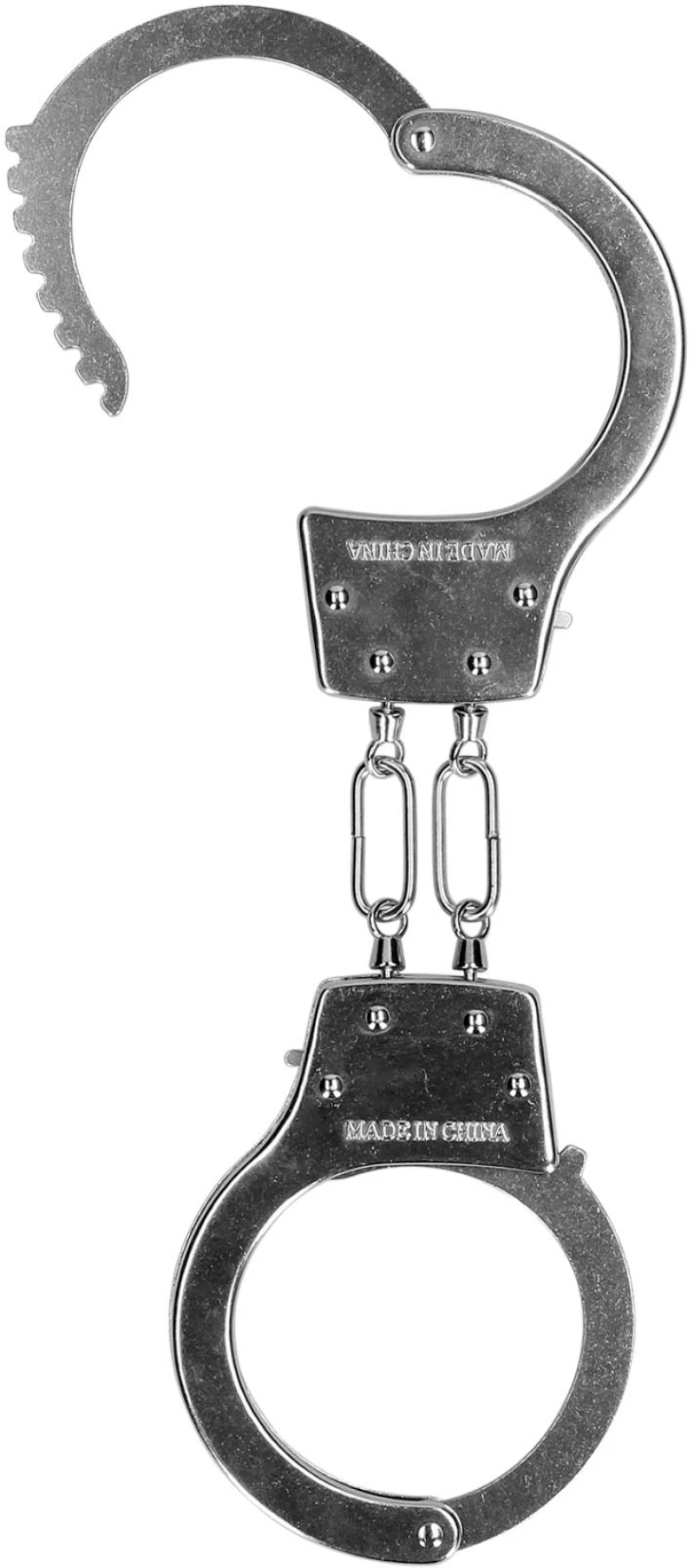 Metal Hand Cuffs - Silver