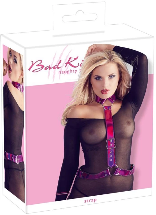 Bad Kitty Harness Red