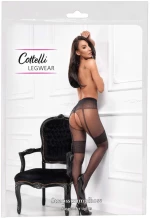 Cottelli LEGWEAR Crotchless Tights Black