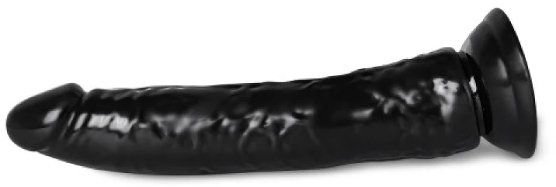 TOYBOY Μαύρο ρεαλιστικό Ντιλντο με βεντούζα 17cm