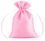 Drawstring Satin Bag Pink 30*10cm
