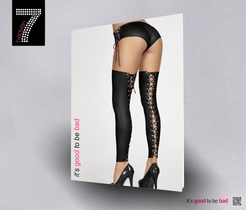 7Heaven Casma Sexy Κάλτσες Μαύρες