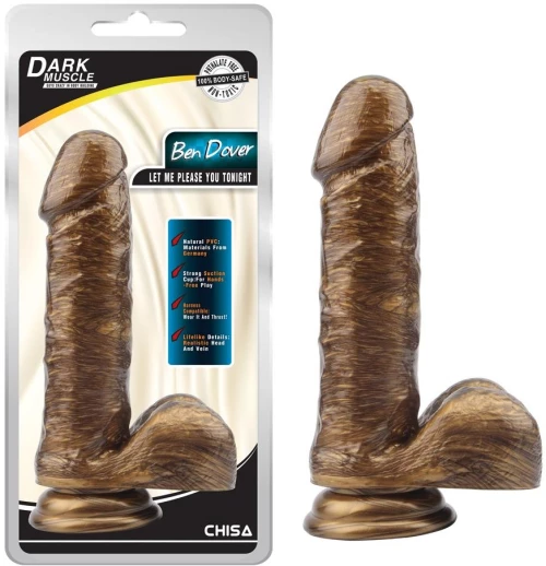 Dildo Realistic Testicle Member Suction Cup 19 Cm