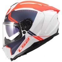 LS2 FF817 Challenger II Titan Matt White/Blue/Red