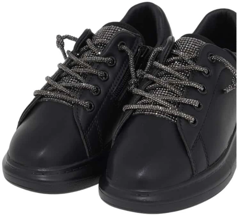 Renato Garini sneakers VA7005332K52 Μαύρο Ατσάλι Στρας