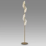 Φωτιστικό επιδαπέδιο  Σπιράλ  χρυσό 25x160cm Schuller 351126