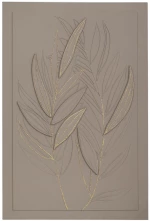Πίνακας ανάγλυφος Elephant Leaves 80x120cm Iliadis 91881