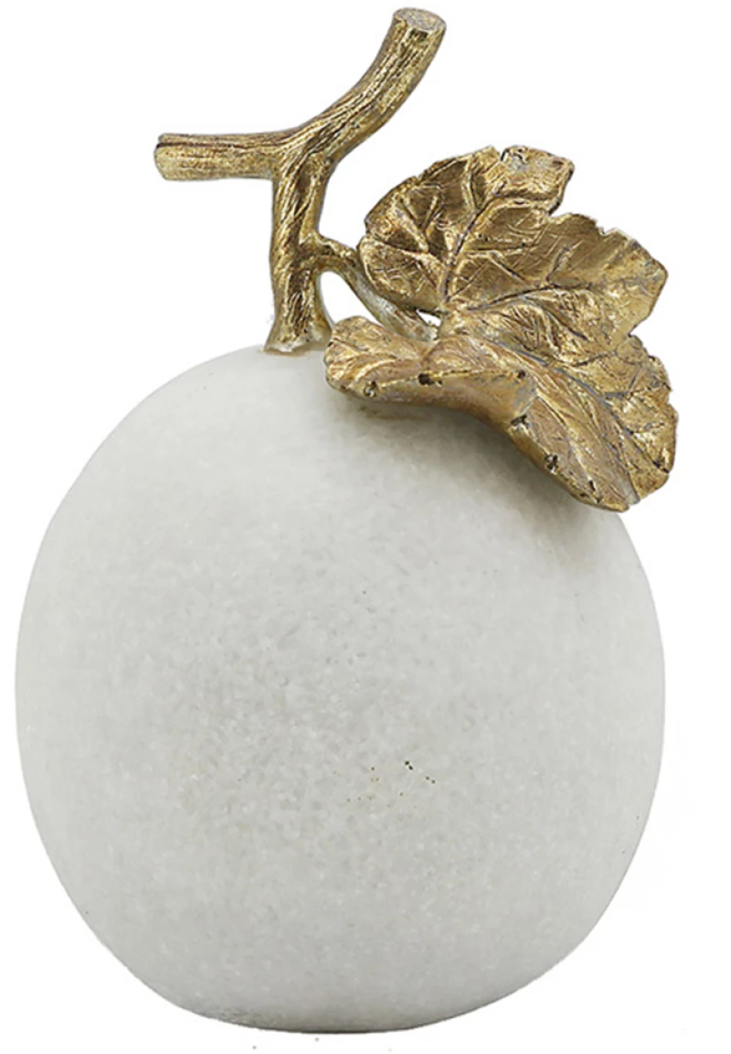 Grapefruit διακοσμητικό χρυσό 12x11,7x18cm Zaros 27345 TM426