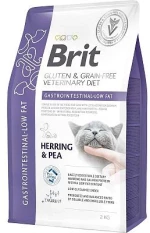 Brit Vetenirary Diets Cat Grain Free Gastrointestinal-Low Fat Herring & Pea   5kgr