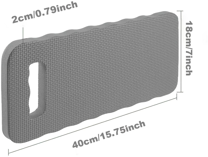 Προστατευτικό Μαξιλάρι για Γόνατα Yoga Knee Pad Γκρι 40cm
