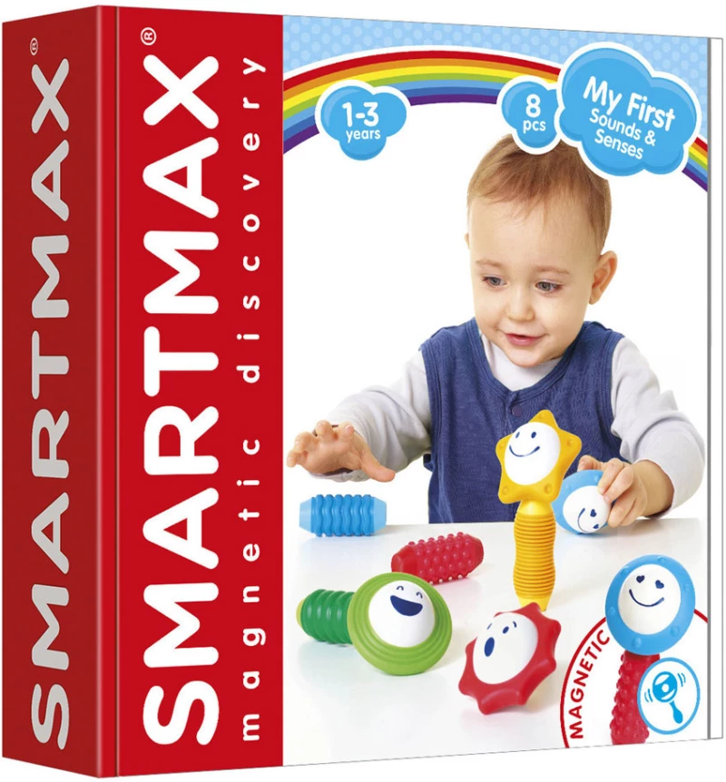 SmartMax εκπαιδευτικό μαγνητικό παιχνίδι Οι πρώτοι μου ήχοι και αισθήσεις 8τεμ.