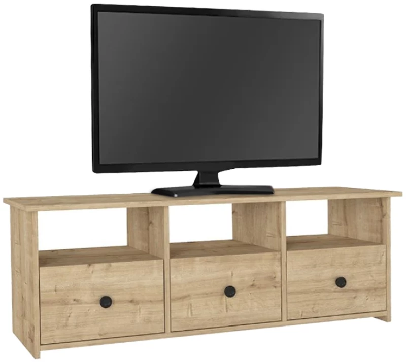 Έπιπλο τηλεόρασης Mahen  χρώμα sapphire oak 140x35x49,8εκ.