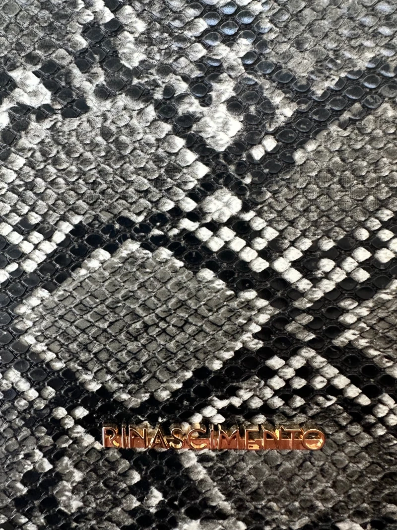 Στρογγυλό τσαντάκι Rinascimento - Γκρι