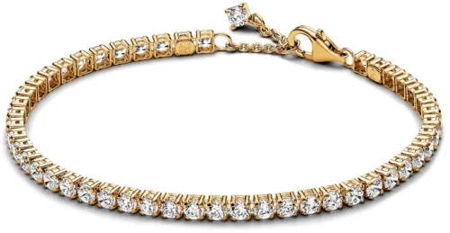 PANDORA Βραχιόλι TIMELESS Sparkling Tennis Gold-tone plated 561469C01 561469C01-18