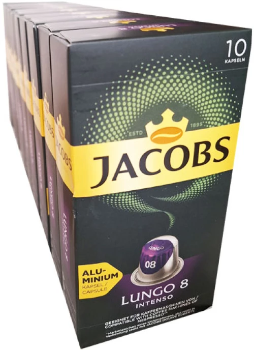 Jacobs Lungo Intenso κάψουλες Nespresso (10x10) τεμ.