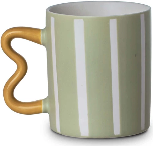 Κούπα Jazz Lines 07-35143 450ml Light Green Estia Bone China