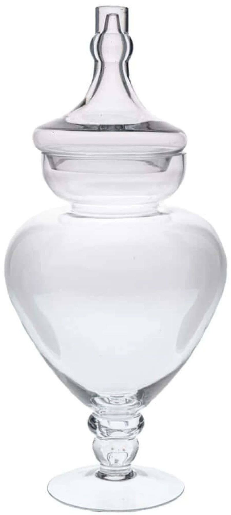 Βάζο Με Καπάκι 91978 Φ22x55cm Clear Γυαλί