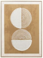 Πίνακας Καμβάς FAL414 45x2,5x60cm Multi Espiel Κάθετοι Mdf,Καμβάς