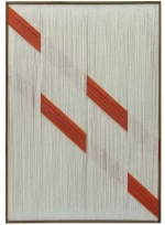 Πίνακας NIM105 50x3,5x70cm Orange-Beige Espiel Κάθετοι Mdf,Ξύλο