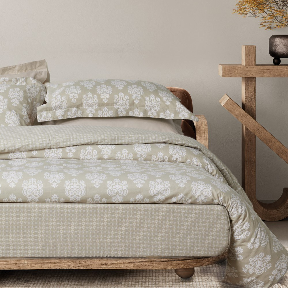 Σεντόνια Happy 9689 (Σετ 3τμχ) Taupe Das Home Μονό 170x260cm 100% Βαμβάκι