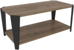 Τραπέζι Σαλονιού Monaco 875ZNA2817 91x47,5x40cm Walnut-Black