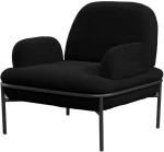 Πολυθρόνα Aster Teddy 531ALN1106 85x53x80cm Black