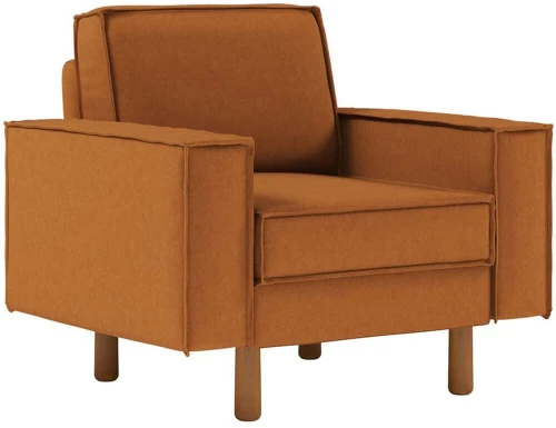Πολυθρόνα Αδιάβροχη Sparrow 918CMF1185 108x87x89cm Caramel-Walnut
