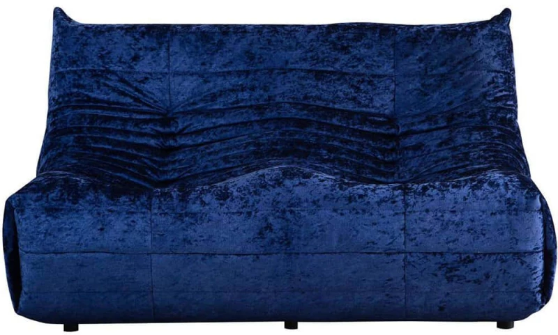 Καναπές Διθέσιος Bocek 560ARE5219 145x100x80cm Blue