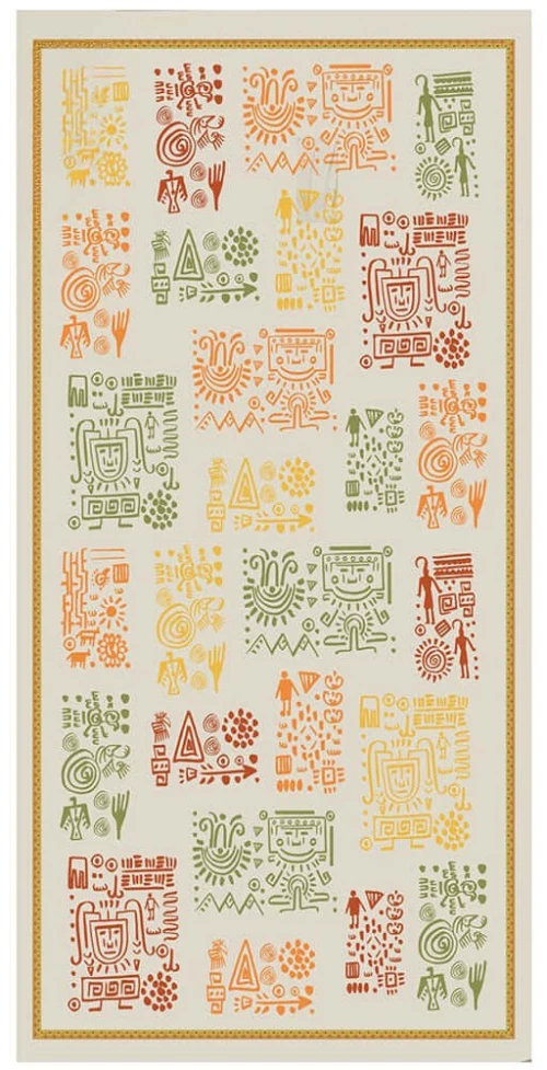 Πετσέτα Θαλάσσης 349MNT1110 Multi L'Εssentiel Maison Θαλάσσης Polyester,Βαμβάκι
