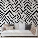 Ταπετσαρία 740ELB1194 Black-White Wallity