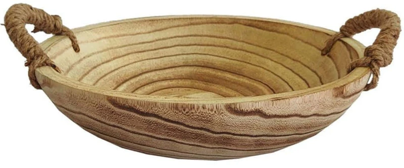 Διακοσμητικό Μπωλ Kengo 032232 35x35x8cm Natural Ξύλο