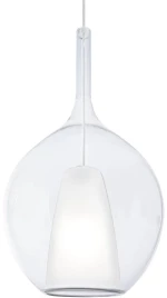 Φωτιστικό Οροφής Κρεμαστό Kalique-2 359670 E27 28x256,5cm Clear Ideal Lux