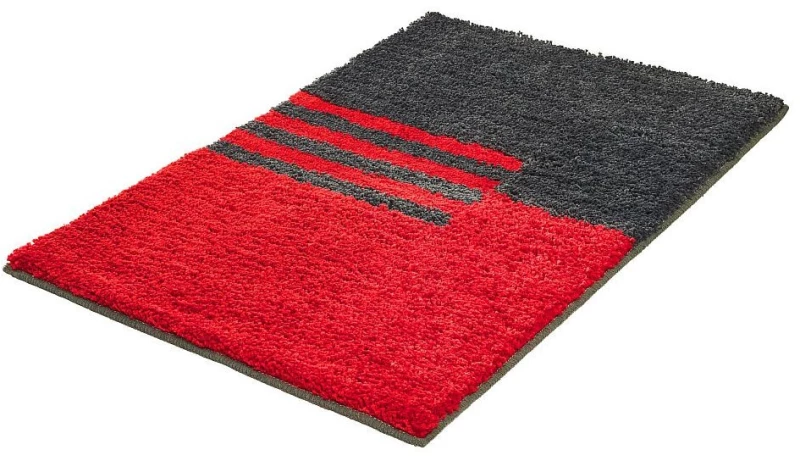 Πατάκι Μπάνιου Dynamic 9221 453 Grey-Red Kleine Wolke 60 x 90 Πολυέστερ
