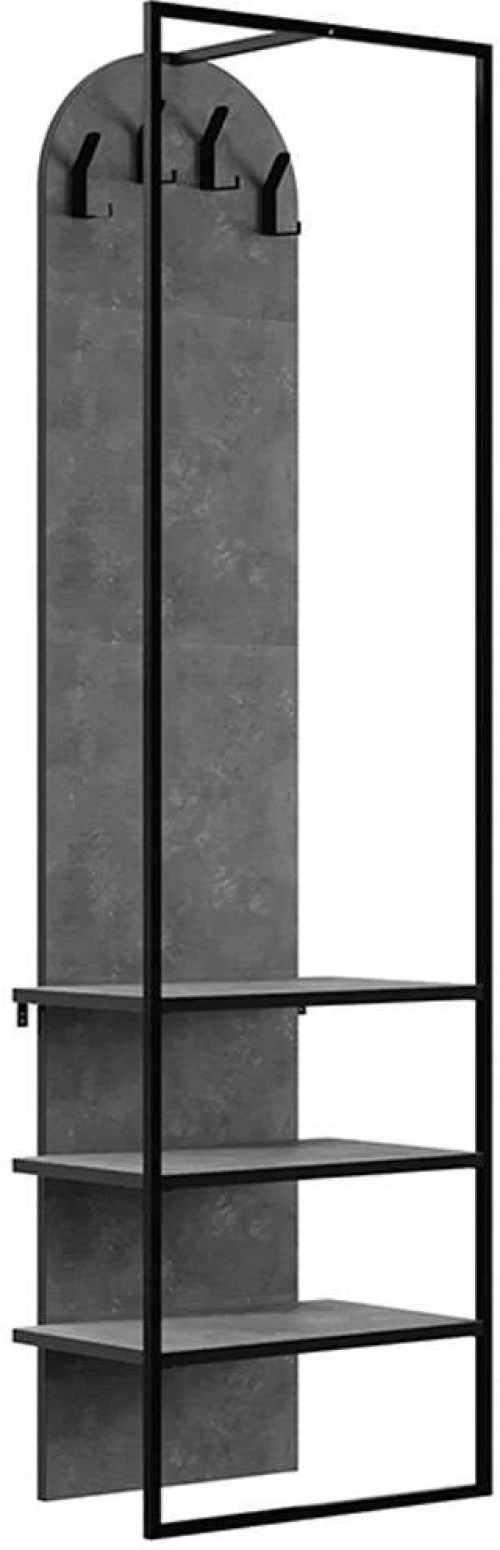 Έπιπλο Εισόδου Archy 0234822 53x31,7x180cm Grey-Black