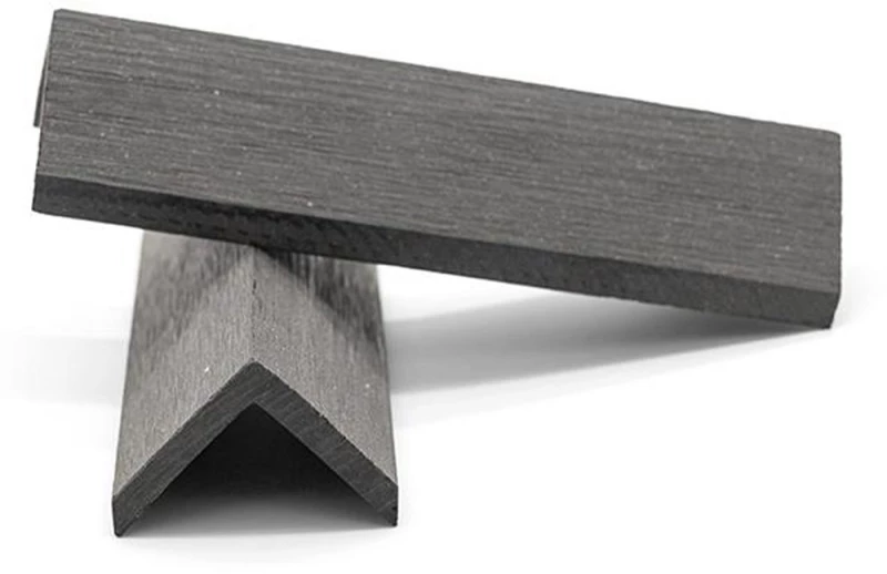 Γωνία Τελειώματος "Γ" Για 50 Deck 4x4x360cm Dark Grey NewPlan