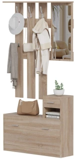 Έπιπλο Εισόδου Με Καθρέπτη Gorn HM2473.01 90x24x190cm Sonama