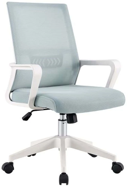 Πολυθρόνα Γραφείου ΕΟ585,2 63x49x93/103cm Grey Blue-White