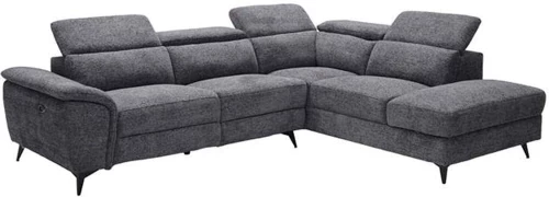 Καναπές - Relax Γωνιακός (Αριστερή Γωνία) Romeo Ε9584,1 284x224x76cm Grey