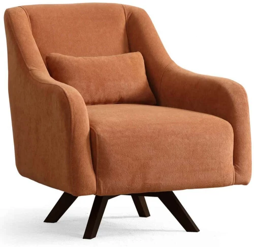 Πολυθρόνα - Μπερζέρα Hera 560ARE5214 70x75x85cm Orange-Black