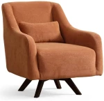 Πολυθρόνα - Μπερζέρα Hera 560ARE5214 70x75x85cm Orange-Black