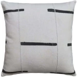 Μαξιλάρι Διακοσμητικό (Με Γέμιση) Isle 034194 White-Black 50Χ50 Ύφασμα