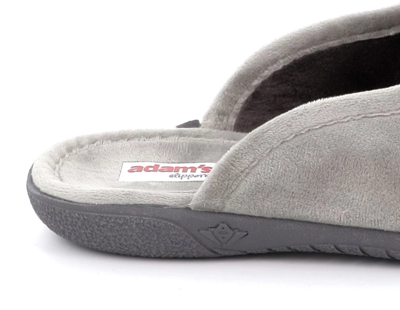 Ανδρική Παντόφλα Adam's Χρώματος Γκρι 624-25501-19.4