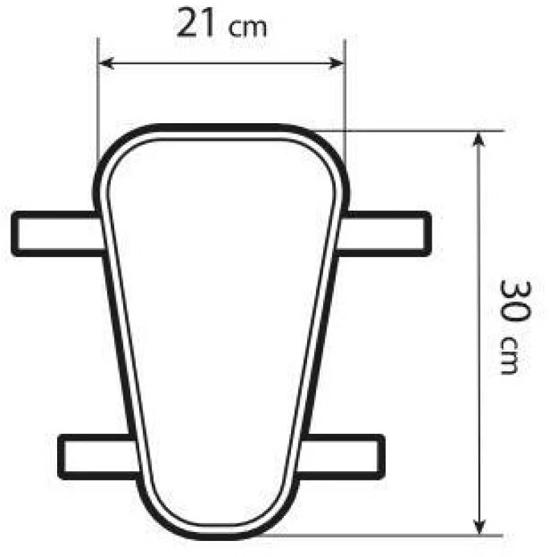 ΜΑΞΙΛΑΡΙ ΣΕΛΑΣ MOTO ΜΕ VELCRO (L) GELPAD AIR 21x30mm