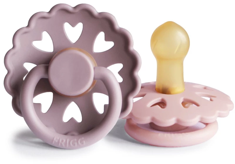 Frigg Πιπίλα Καουτσούκ Σετ 2τμχ Fairytale Twilight Mauve/Primrose 0-6m