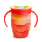 Munchkin Κύπελο Miracle 360° Trainer Tropical Swirl Coral/Yellow 207ml.