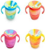 Munchkin Κύπελο Miracle 360° Trainer Tropical Swirl Coral/Yellow 207ml.